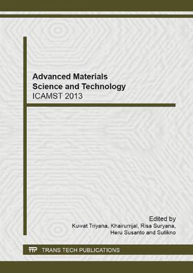 Triyana / Khairurrijal / Suryana |  Advanced Materials Science and Technology | Buch |  Sack Fachmedien