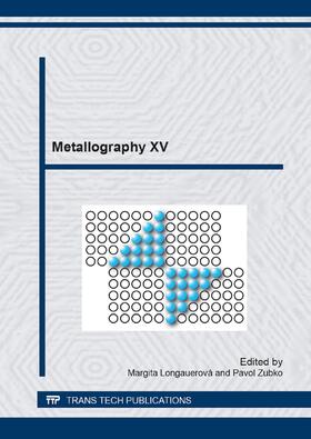 Longauerová / Zubko |  Metallography XV | Buch |  Sack Fachmedien