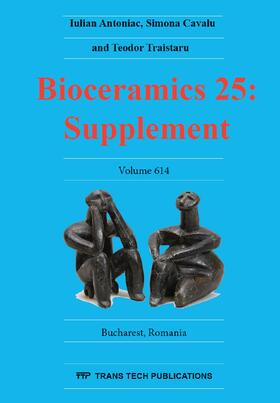 Antoniac / Cavalu / Traistaru | Bioceramics 25: Supplement | Buch | 978-3-03835-128-3 | sack.de