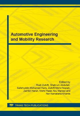 Zulkifli / Abdullah / Haris |  Automotive Engineering and Mobility Research | Buch |  Sack Fachmedien