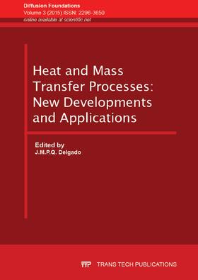 Delgado |  Heat and Mass Transfer Processes: New Developments and Applications | Buch |  Sack Fachmedien