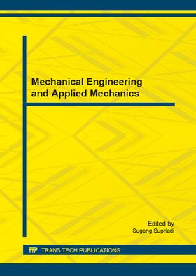 Supriadi |  Mechanical Engineering and Applied Mechanics | Buch |  Sack Fachmedien