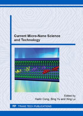 Cong / Yu / Lu |  Current Micro-Nano Science and Technology | Buch |  Sack Fachmedien