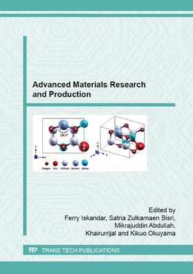 Iskandar / Bisri / Abdullah |  Advanced Materials Research and Production | Buch |  Sack Fachmedien