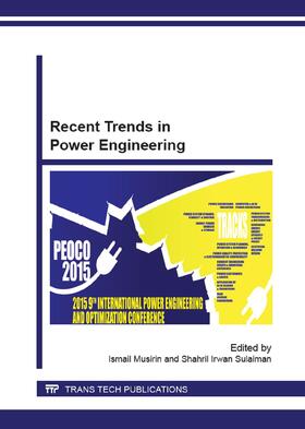 Musirin / Sulaiman | Recent Trends in Power Engineering | Buch | 978-3-03835-512-0 | sack.de