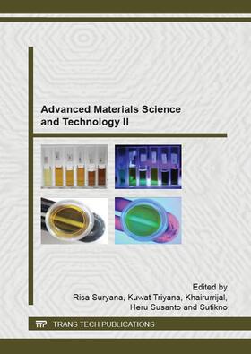 Suryana / Triyana / Khairurrijal |  Advanced Materials Science and Technology II | Buch |  Sack Fachmedien