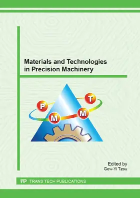 Tzou | Materials and Technologies in Precision Machinery | Buch | 978-3-03835-573-1 | sack.de