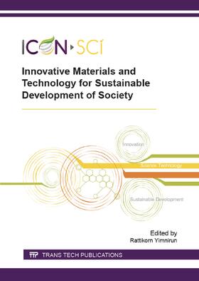 Yimnirun |  Innovative Materials and Technology for Sustainable Development of Society | Buch |  Sack Fachmedien