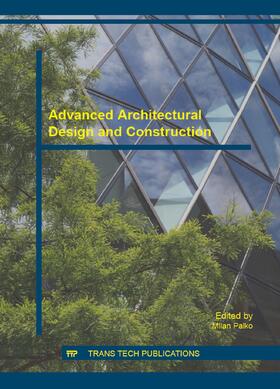 Palko |  Advanced Architectural Design and Construction | Buch |  Sack Fachmedien