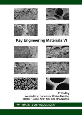 Korsunsky / Makabe / Abdul Amir |  Key Engineering Materials VI | Buch |  Sack Fachmedien