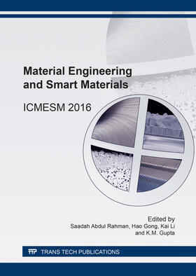 Abdul Rahman / Gong / Li | Material Engineering and Smart Materials | Buch | 978-3-03835-736-0 | sack.de