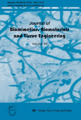  Journal of Biomimetics, Biomaterials & Tissue Engineering Vol. 16 | Buch |  Sack Fachmedien