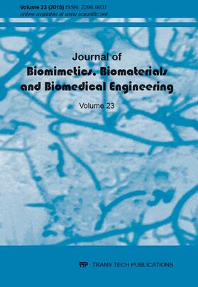  Journal of Biomimetics, Biomaterials and Biomedical Engineering Vol. 23 | Buch |  Sack Fachmedien