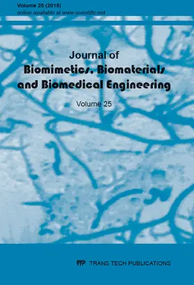  Journal of Biomimetics, Biomaterials and Biomedical Engineering Vol. 25 | Buch |  Sack Fachmedien