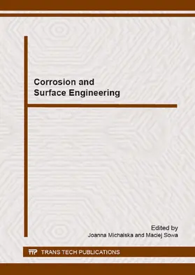 Michalska / Sowa |  Corrosion and Surface Engineering | Sonstiges |  Sack Fachmedien