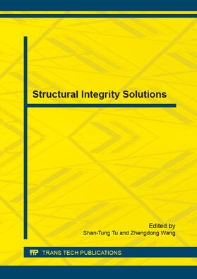Tu / Wang | Structural Integrity Solutions | Sonstiges | 978-3-03859-118-4 | sack.de