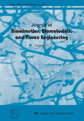  Journal of Biomimetics, Biomaterials & Tissue Engineering Vol.10 | Sonstiges |  Sack Fachmedien