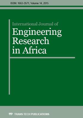 International Journal of Engineering Research in Africa Vol. 14 | Sonstiges | 978-3-03859-225-9 | sack.de