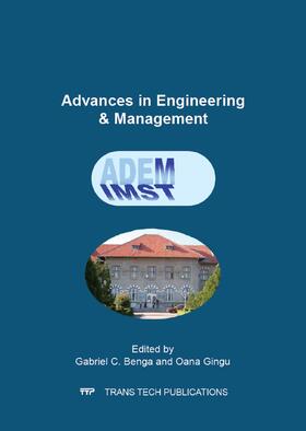 Benga / G?ngu | Advances in Engineering & Management | Sonstiges | 978-3-03859-286-0 | sack.de