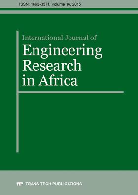  International Journal of Engineering Research in Africa Vol. 16 | Sonstiges |  Sack Fachmedien