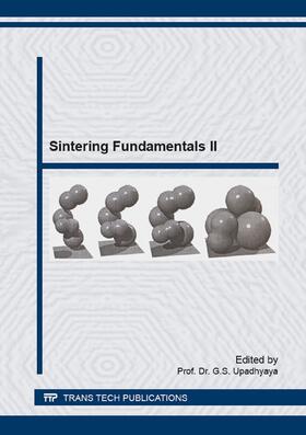 Upadhyaya | Sintering Fundamentals II | Sonstiges | 978-3-03859-423-9 | sack.de