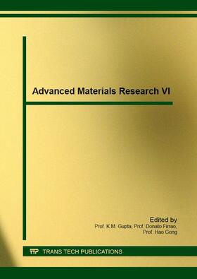 Gupta / Firrao / Gong |  Advanced Materials Research VI | Sonstiges |  Sack Fachmedien