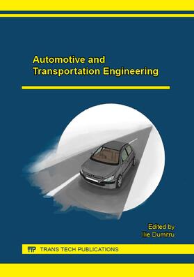Dumitru | Automotive and Transportation Engineering | Sonstiges | 978-3-03859-506-9 | sack.de