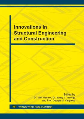 Mathew / George / Varghese | Innovations in Structural Engineering and Construction | Sonstiges | 978-3-03859-549-6 | sack.de