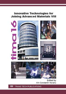 Murariu | Innovative Technologies for Joining Advanced Materials VIII | Sonstiges | 978-3-03859-574-8 | sack.de