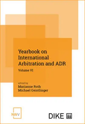 Geistlinger / Roth |  Yearbook on International Arbitration and ADR | Buch |  Sack Fachmedien