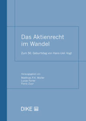 Forrer / Müller / Zuur |  Das Aktienrecht im Wandel | Buch |  Sack Fachmedien