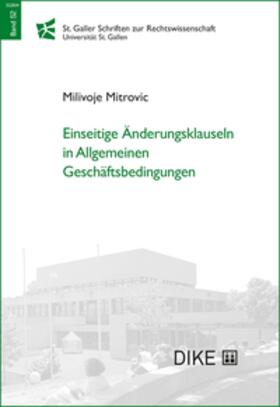 Mitrovic |  Einseitige Änderungsklauseln in Allgemeinen Geschäftsbedingungen | Buch |  Sack Fachmedien