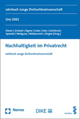 Aigner / Ecker / Eder |  Nachhaltigkeit im Privatrecht | Buch |  Sack Fachmedien