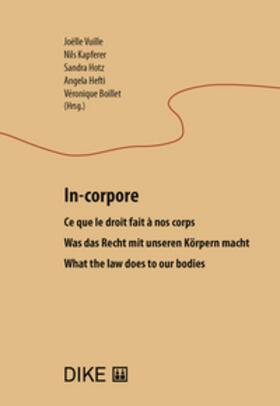 Vuille / Kapferer / Hotz |  In-corpore | Buch |  Sack Fachmedien