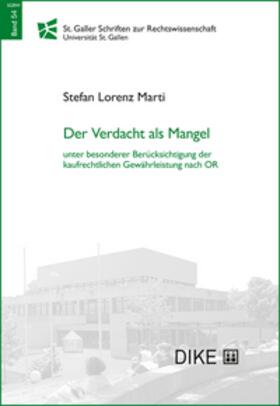 Marti |  Der Verdacht als Mangel | Buch |  Sack Fachmedien