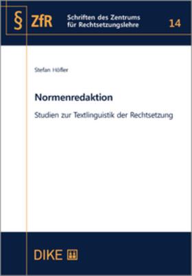 Höfler |  Normenredaktion | Buch |  Sack Fachmedien