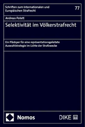 Patett |  Selektivität im Völkerstrafrecht | Buch |  Sack Fachmedien