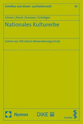 Grimm / Klonk / Kummer | Nationales Kulturerbe | Buch | 978-3-03891-788-5 | sack.de