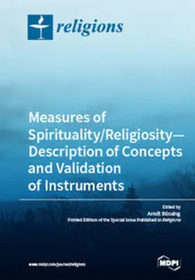 Büssing |  Measures of Spirituality/Religiosity- Description of Concepts and Validation of Instruments | Buch |  Sack Fachmedien