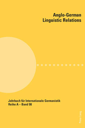 Pfalzgraf / Rash |  Anglo-German Linguistic Relations | Buch |  Sack Fachmedien