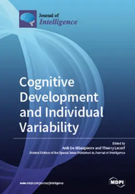 De Ribaupierre / Lecerf |  Cognitive Development and Individual Variability | Buch |  Sack Fachmedien