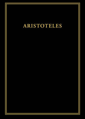 Aristoteles / Grumach / Rapp |  Kategorien | Buch |  Sack Fachmedien