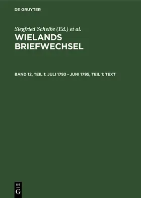 Gerlach |  Juli 1793 - Juni 1795, Teil 1: Text | Buch |  Sack Fachmedien