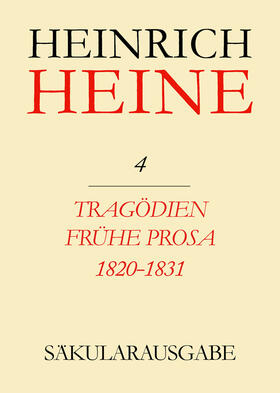 Becker |  Tragödien. Frühe Prosa 1820-1831 | Buch |  Sack Fachmedien