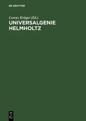 Krüger |  Universalgenie Helmholtz | Buch |  Sack Fachmedien