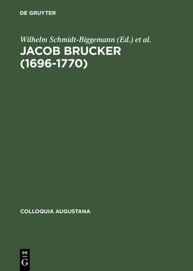 Stammen / Schmidt-Biggemann |  Jacob Brucker (1696¿1770) | Buch |  Sack Fachmedien