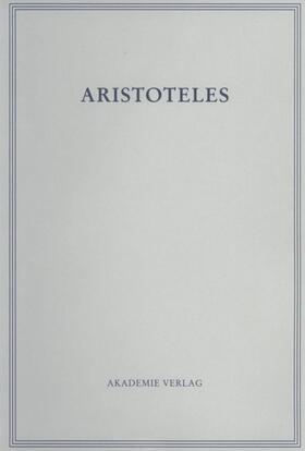 Rapp |  Aristoteles Band 20/III. Die historischen Fragmente | Buch |  Sack Fachmedien
