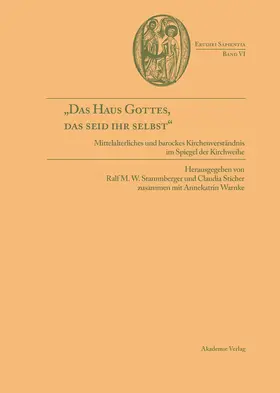 Stammberger / Sticher / Warnke |  "Das Haus Gottes, das seid ihr selbst" | Buch |  Sack Fachmedien