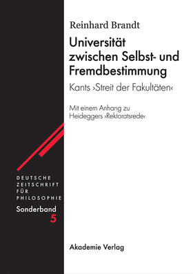 Brandt |  Universität zwischen Selbst- und Fremdbestimmung | Buch |  Sack Fachmedien