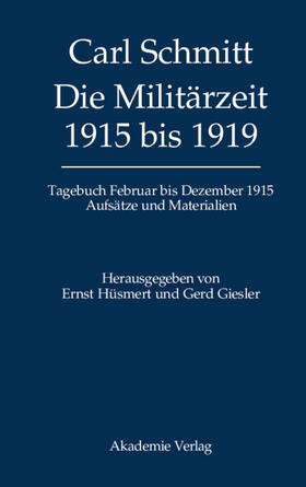 Hüsmert |  Die Militärzeit 1915 bis 1919 | Buch |  Sack Fachmedien